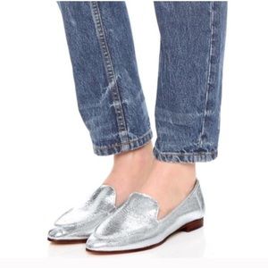 Kate Spade New York Carima Silver Flats *NIB*